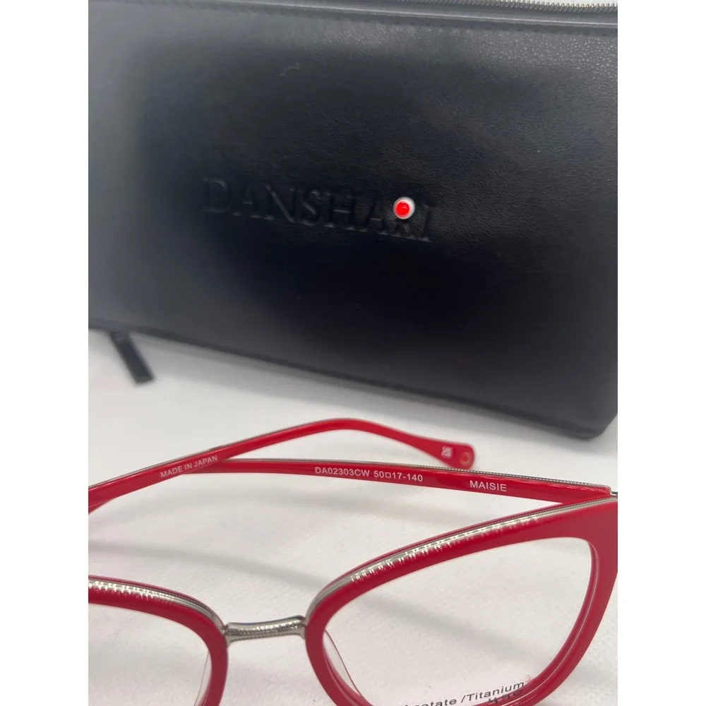 Danshari Maisie Red Cat Eye Eyeglasses Frames Japan Designer Glasses‎